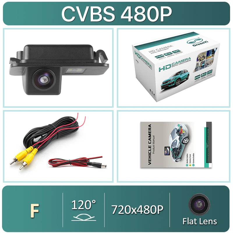 CCD AHD 1080P Night Vision Car License Plate Light Rear View Camera for Ford Focus Hatchback Fiesta Mondeo S-MAX 2008-2014