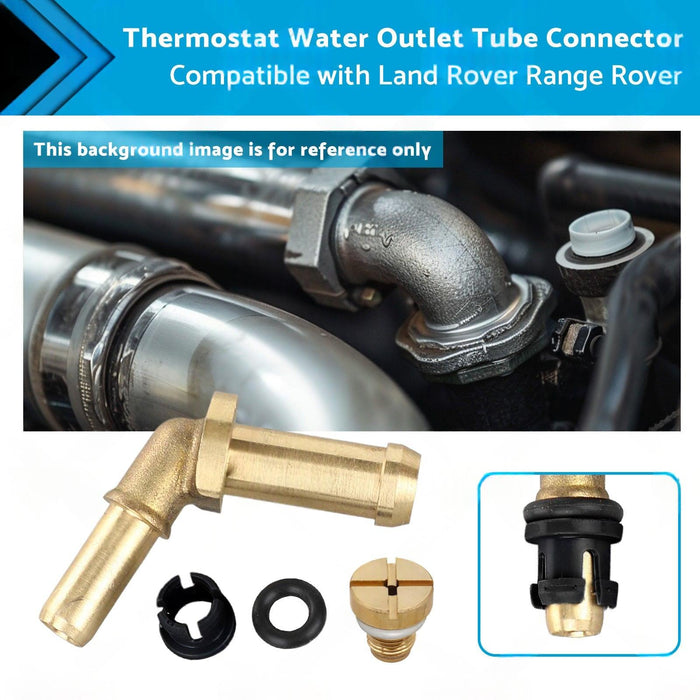 Thermostat Water Outlet Tube Connector Suitable for Land Rover Range Rover 5.0L-0