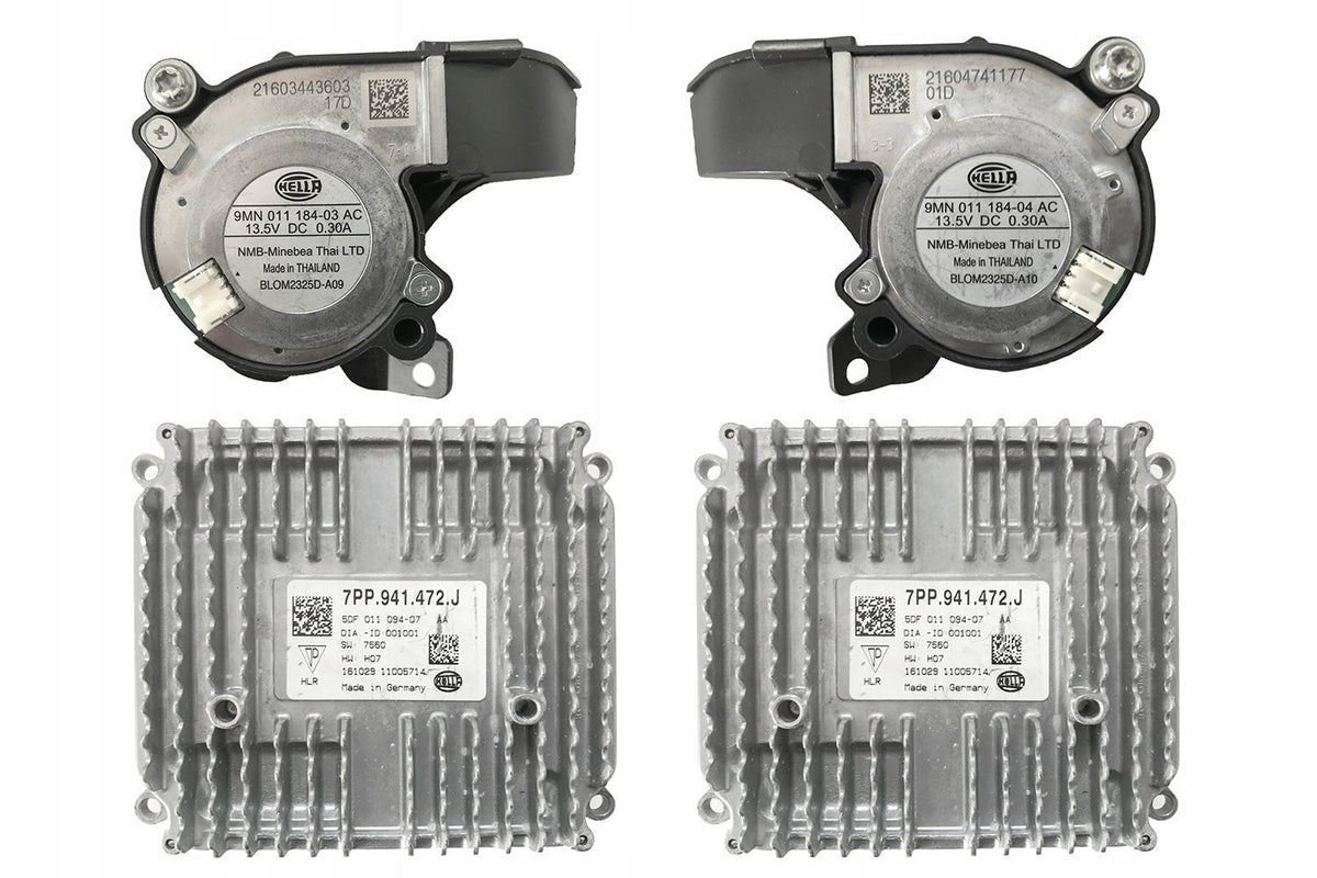 NEW OE FULL LED HEADLIGHT KIT MODULE LED BALLAST FAN MATRIX AUDI A6 RS3 RS6 7PP941472J
