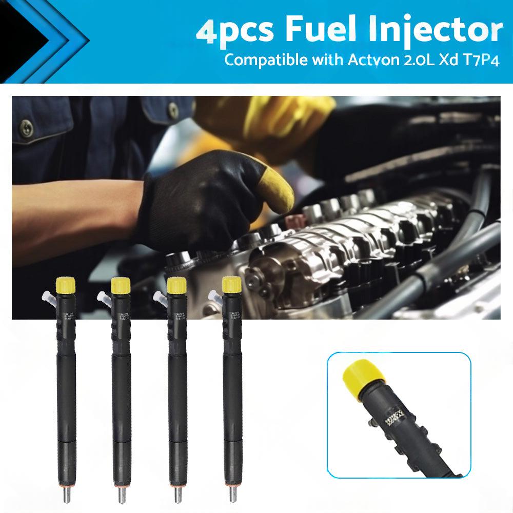 4PCS Fuel Injector Suitable for Hyundai Actyon 2.0L