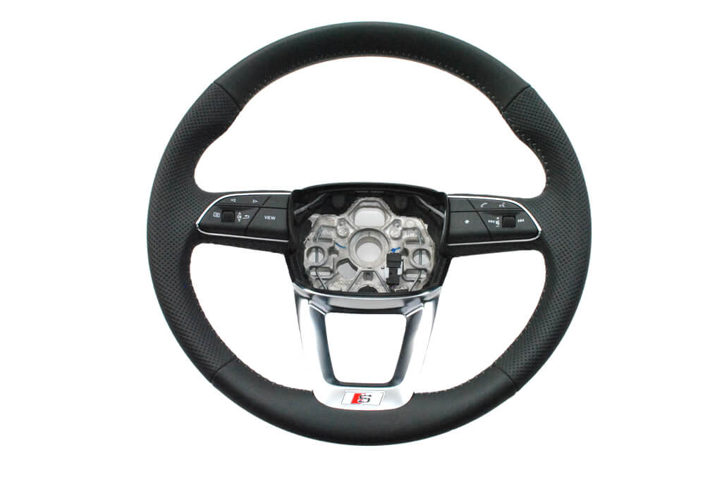 NEW OE BLACK LEATHER STEERING WHEEL MULTIFUNCTION AUDI Q3 83A419091H