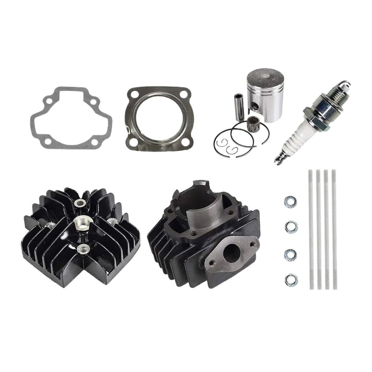 Rebuild Cylinder Head Bore & Piston Kit Suitable for Yamaha Y Zinger 50