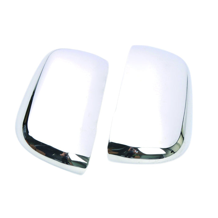 Side Door Rearview Mirror Cover Trim Chrome Pair Suitable for Mitsubishi Pajero-0